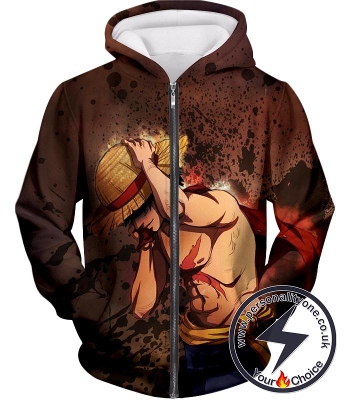 One Piece Best Pirate Captain Monkey D Luffy Cool Anime Zip Up Hoodie